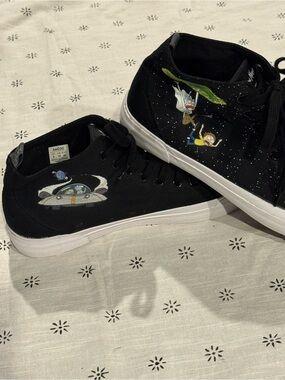 Officially licensed AKEDO x Rick & Morty Pixelverse high-top sneakers